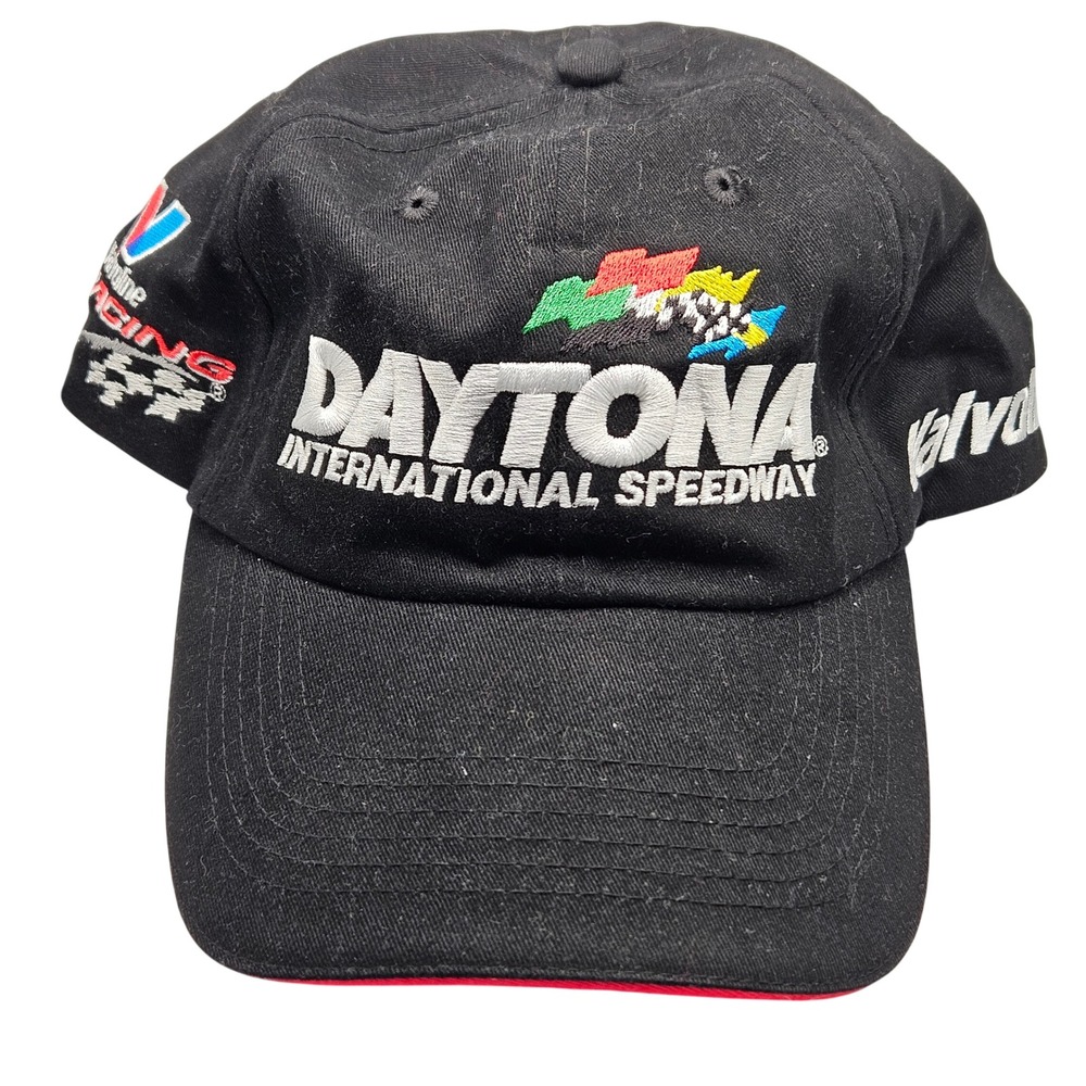 Daytona International Speedway Hat 2004 Daytona 500 Black Valvoline Racing Cap